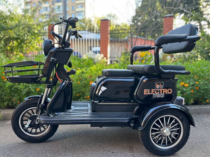 Электротрицикл Electrotrike Бумеранг 3000 черный Электротрицикл Electrotrike Бумеранг 3000 черный